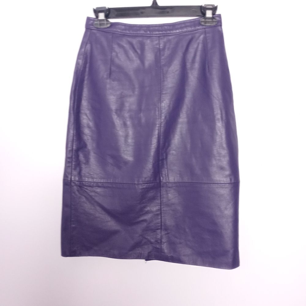 Vintage Comint leather skirt